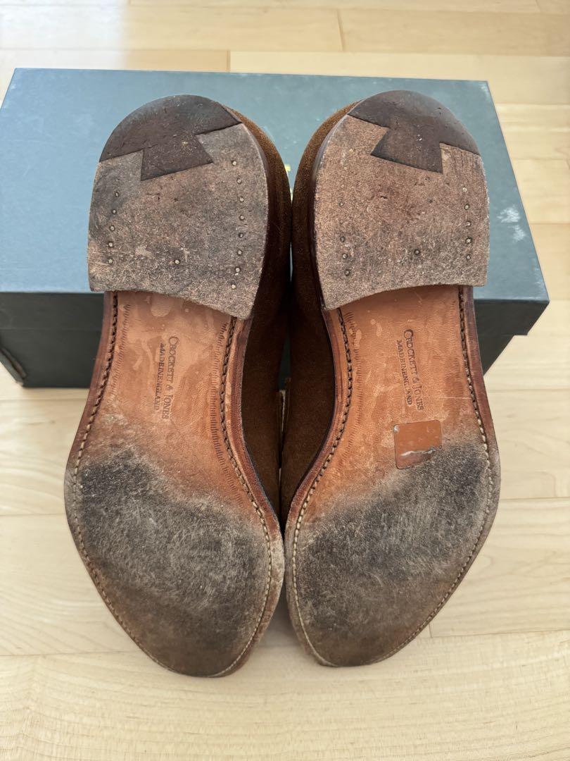 CROCKETT&JONES ローファー　スウェード