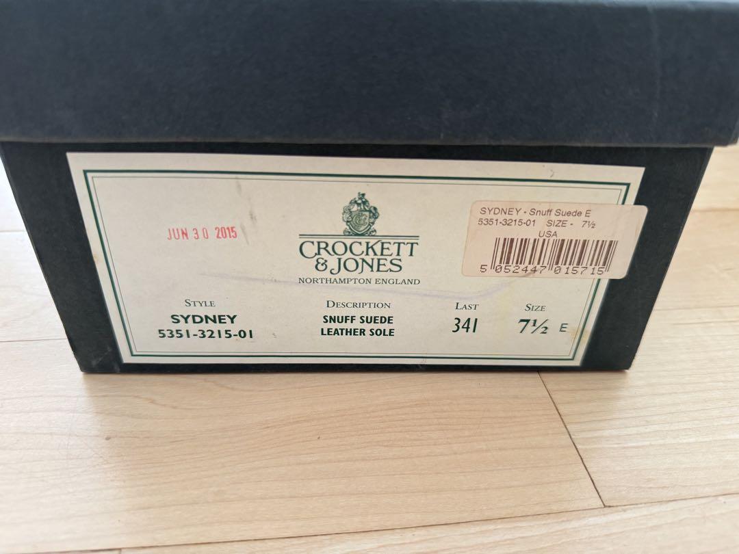CROCKETT&JONES ローファー　スウェード