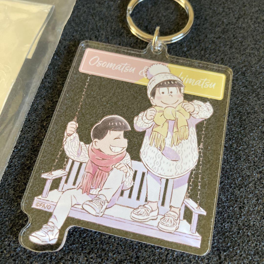 おそ松さん　コラボカフェBLANC アクリルキーホルダー　長兄 おそ松さん×COLLABOCAFEHONPO BLANC ランダム販売ペアアクリル