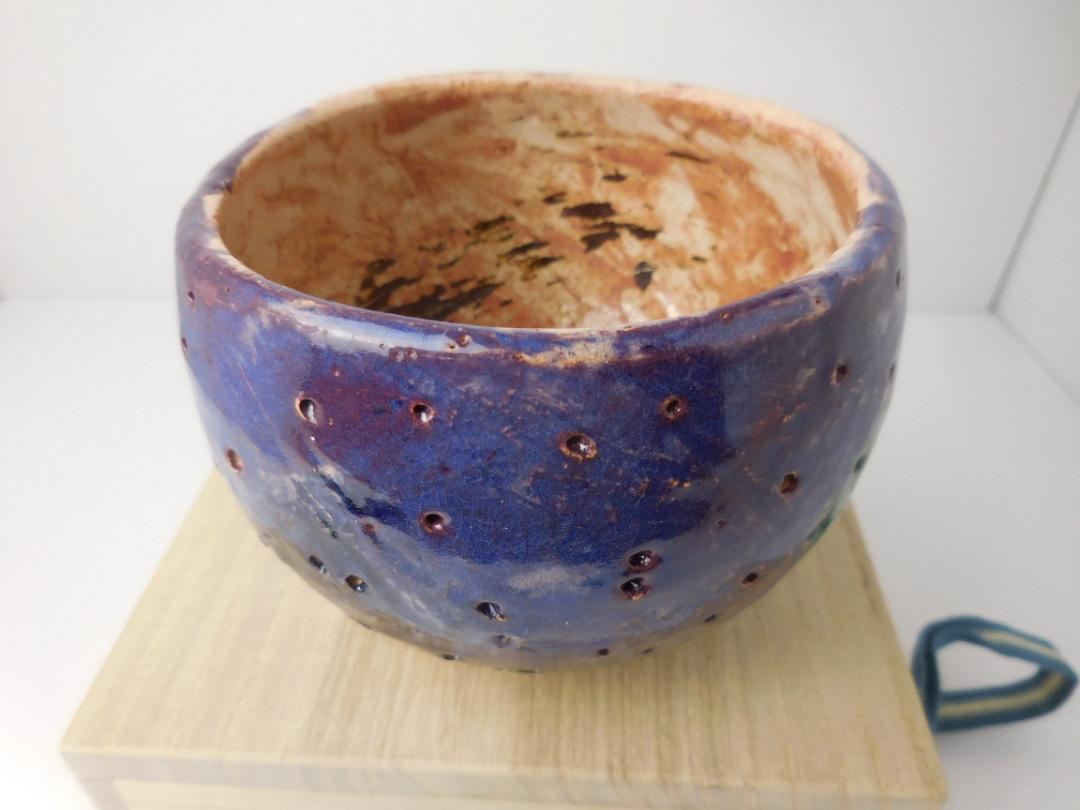 楽焼茶碗　王仁三郎の印