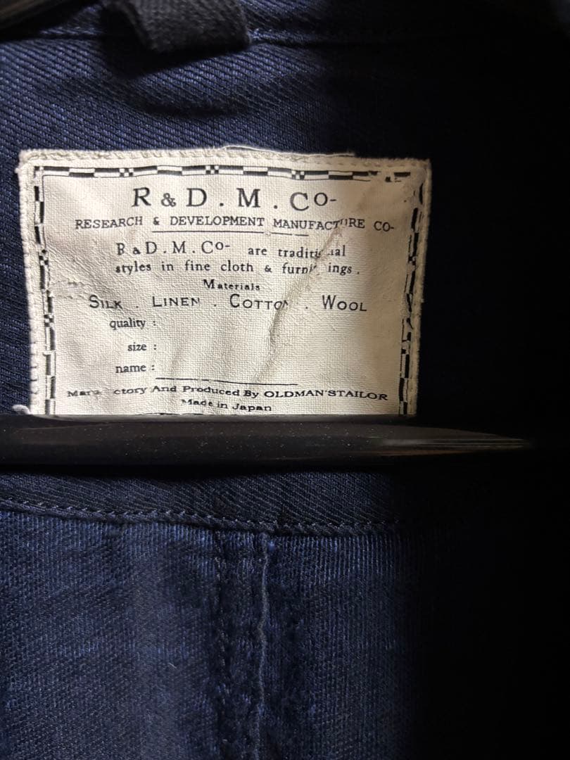 R&D.M Co. ネイビー トレンチコート Sサイズ R&D.M Co. ネイビー トレンチコート Sサイズ