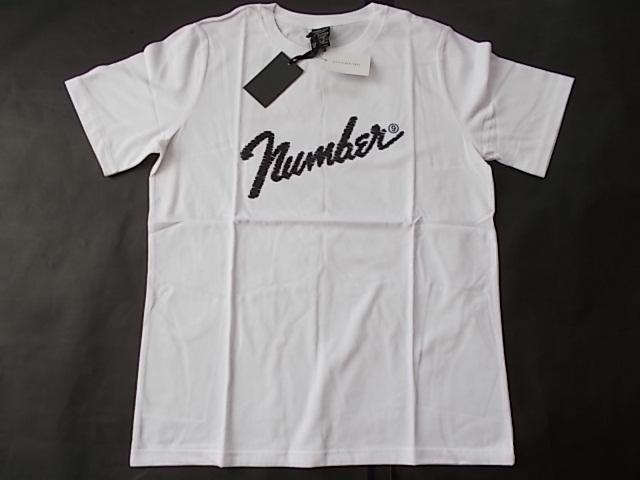 新品★NUMBER (N)INE Tシャツ 白 fender ロゴ モチーフ
