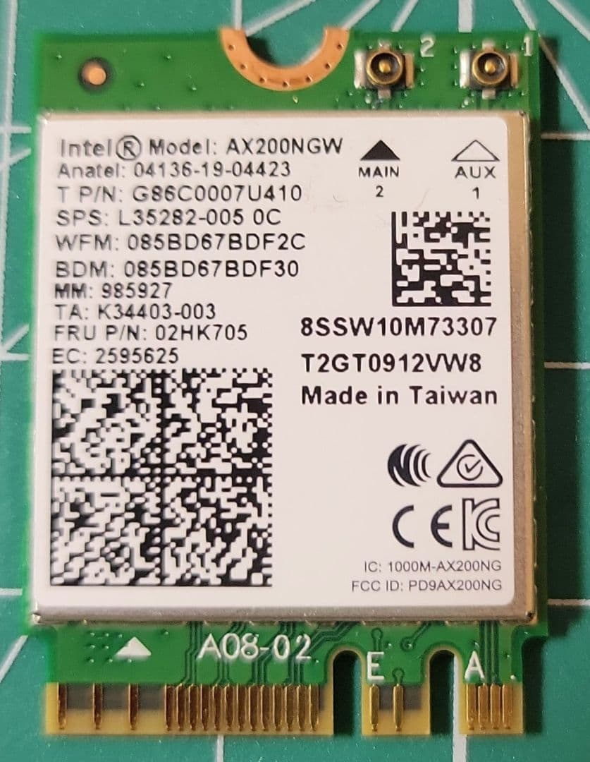 Model ax200ngw Clearance