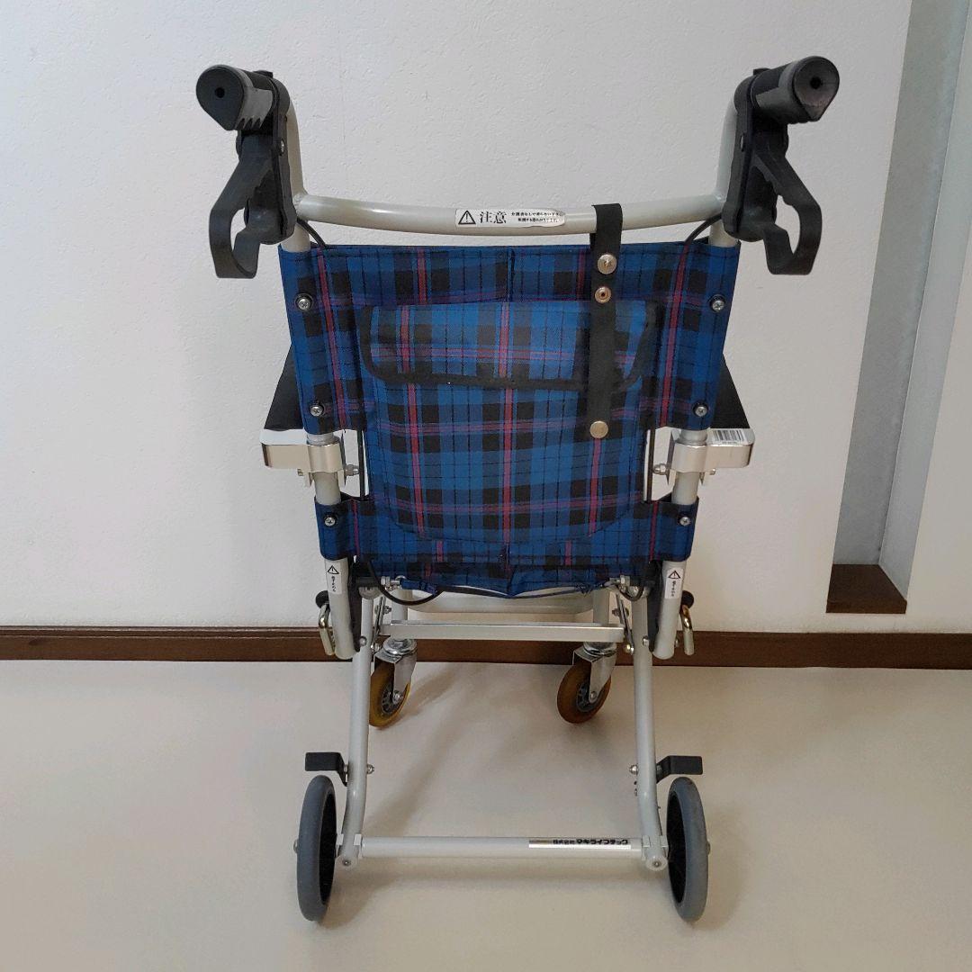 マキライフテック コンパクト車いす のっぴー NP-001 取扱説明書 送料無料