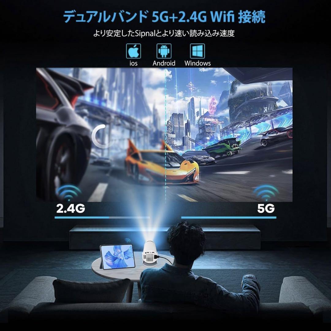 Magcubic プロジェクター HY300 プロ 4K Android 11 デュアル
