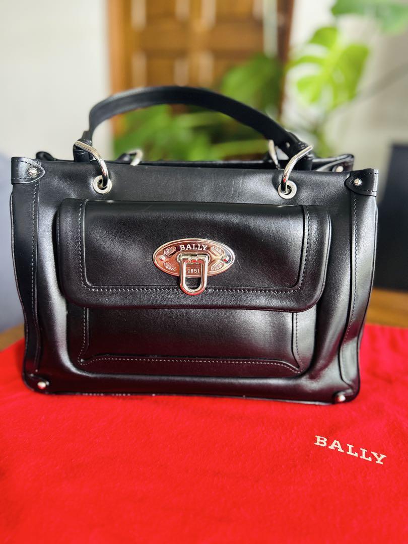 BALLY 黒 ハンドバッグ