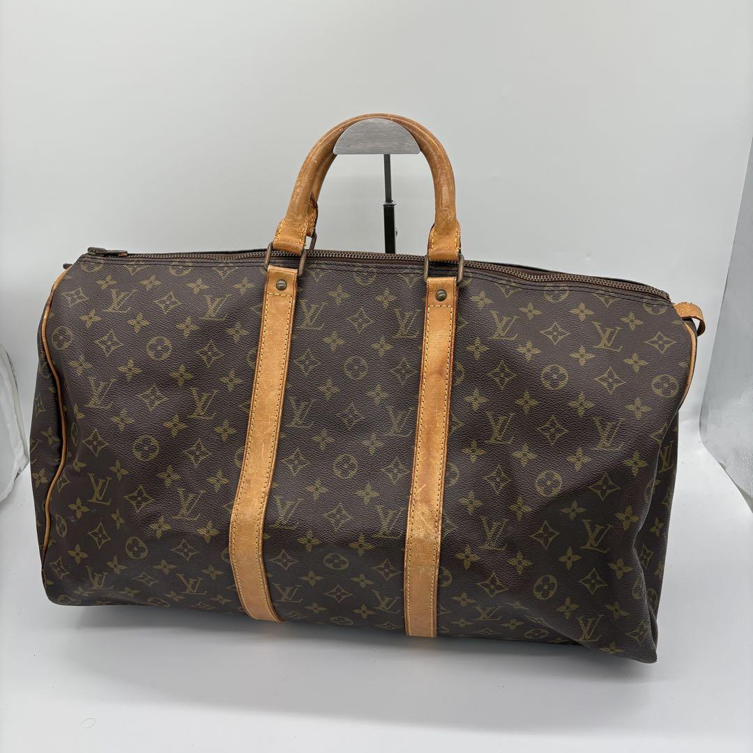 Louis Vuitton ルイヴィトン キーポル 50 モノグラム ボストン