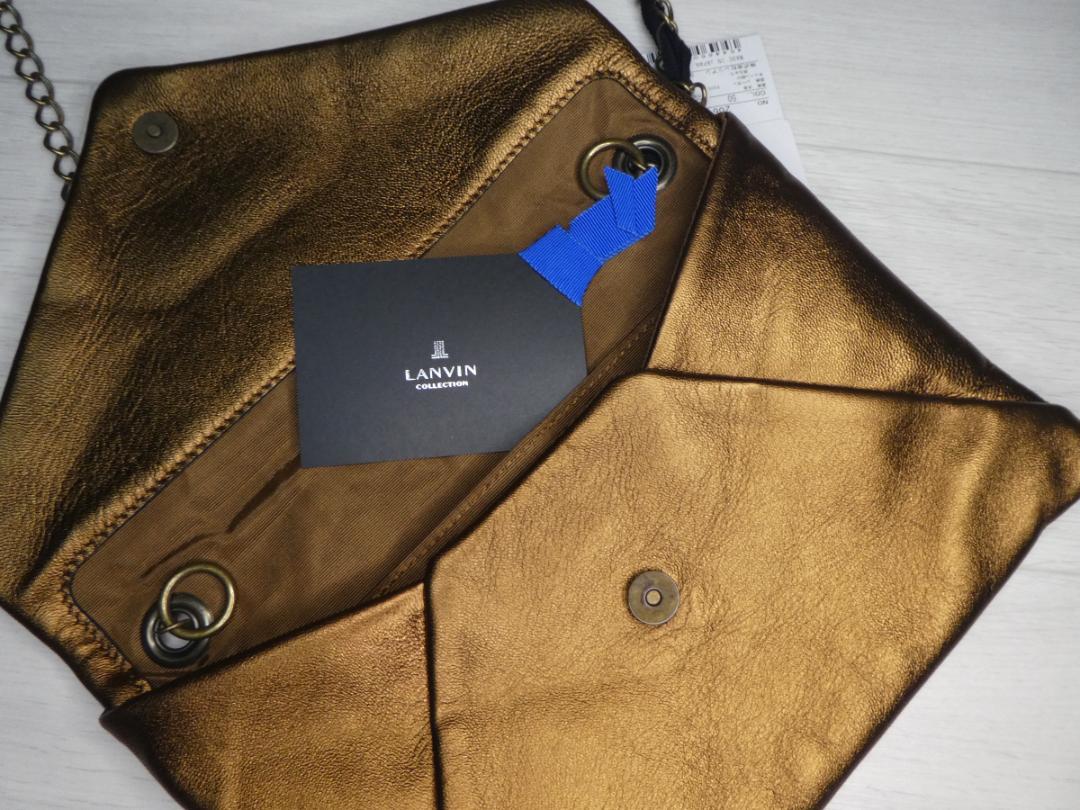 ☆LANVIN ゴールド 新品未使用品☆送料込み