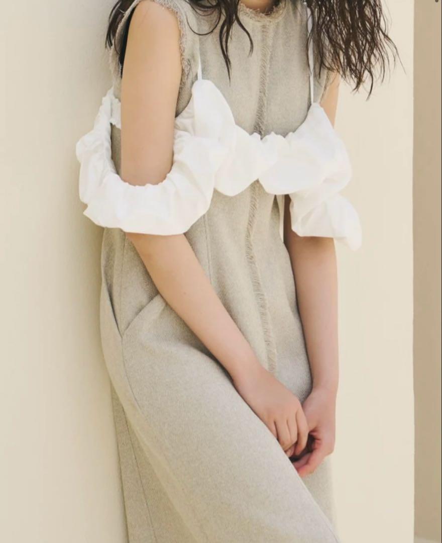 【NOTRE emor】 shell silhouette bustier