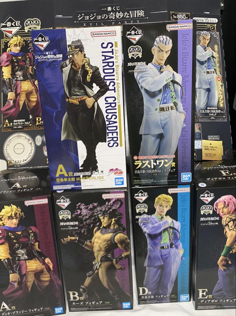一番くじジョジョフィギュア+下位賞+POP付き(基本EVIL PARTY