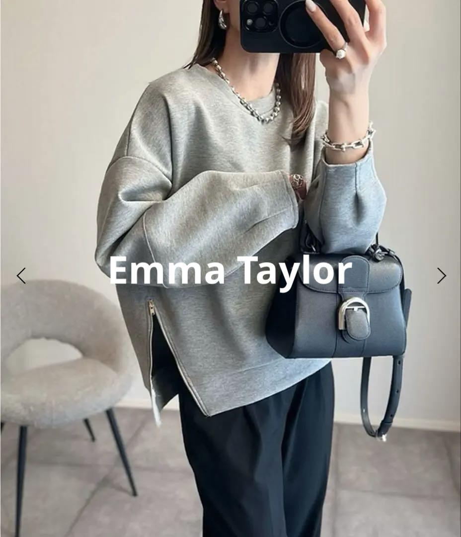 エマテイラーEmma Taylor ダンボールクルーネックプルオーバー
