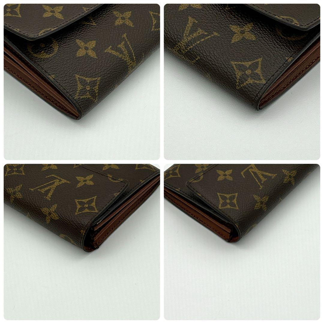【美品】 ルイヴィトン モノグラム ポルト フォイユ サラ 長財布