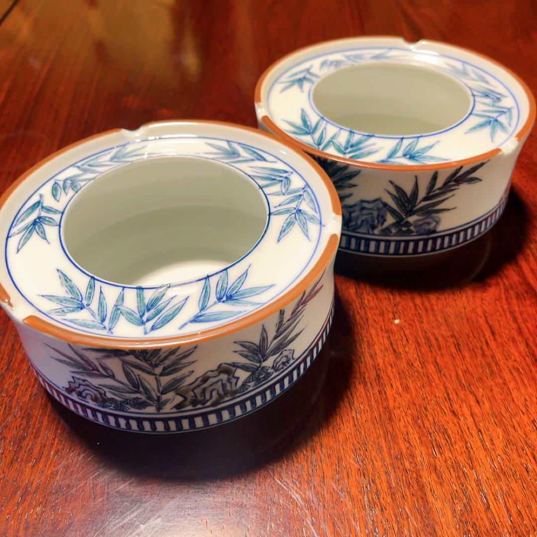 灰皿 陶器 昭和 レトロ レア 昭和レトロ】陶器灰皿 和風 焼物 陶芸 骨董 - メルカリ