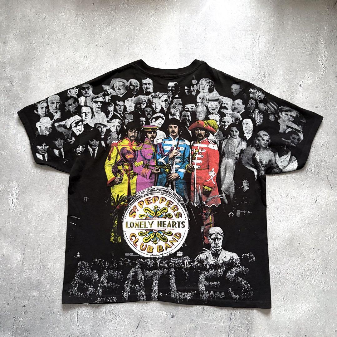 トップス 90s THE BEATLES ALL OVER PRINT T-SHIRTS