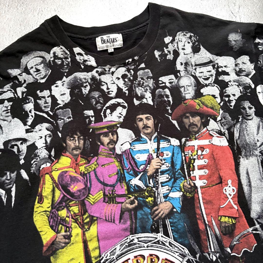 トップス 90s THE BEATLES ALL OVER PRINT T-SHIRTS