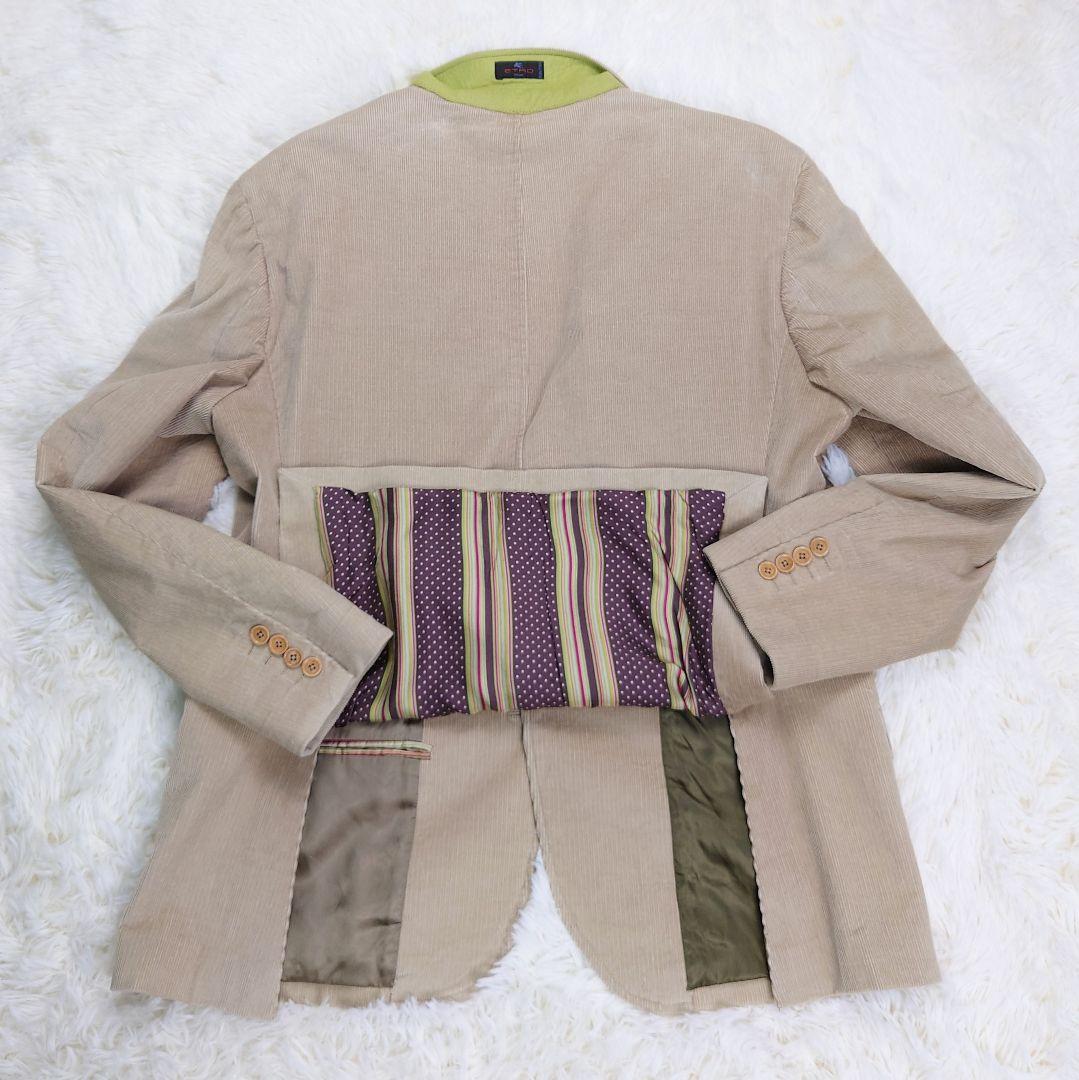 正規代理店 ETRO 美品!!XLサイズ!! エトロ ジャケット テーラード コーデュロイ ジャケット・アウター
