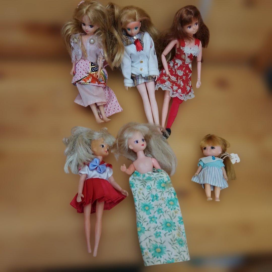 リカちゃん人形 六体セット傷や汚れあり