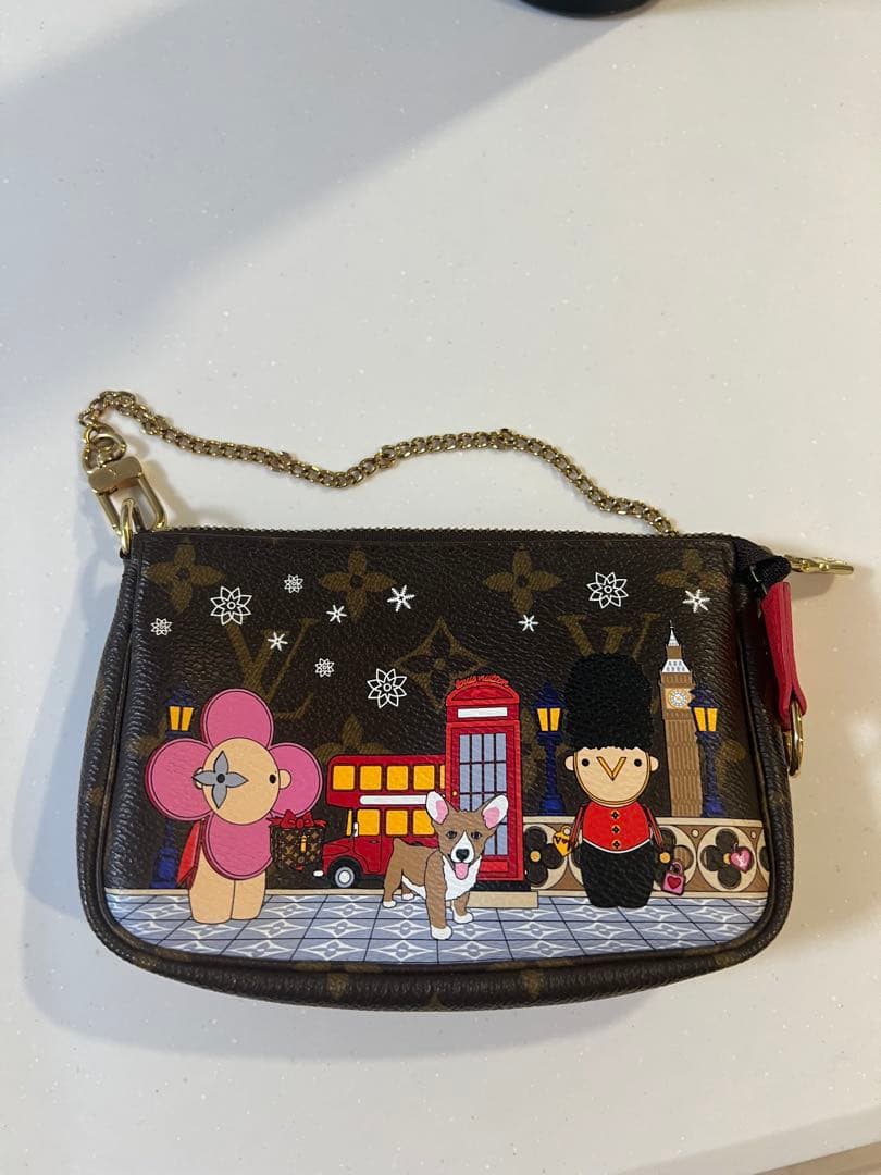 ルイ・ヴィトン ミニ ポシェット モノグラム 2021年クリスマス限定モデル