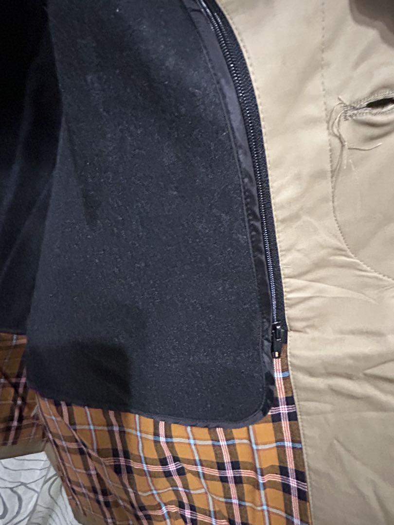 特価 新品 ザラ ZARA ステンカラーコート L ベージュ/ネイビー