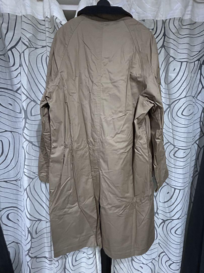 特価 新品 ザラ ZARA ステンカラーコート L ベージュ/ネイビー