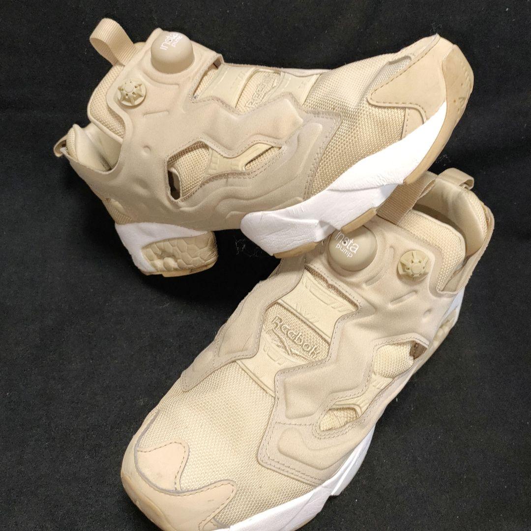 Reebok INSTAPUMP　インスタポンプフューリー　ベージュ　26.0