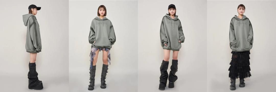 ダーリッチ darich スプレーレースアップフーディ KHA