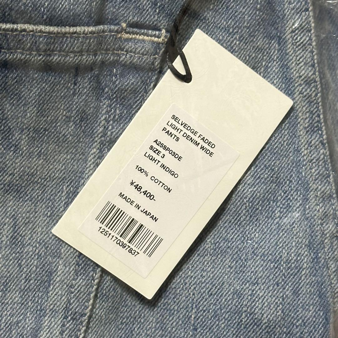 パンツ 25ss AURALEE SELVEDGE DENIM WIDE PANTS
