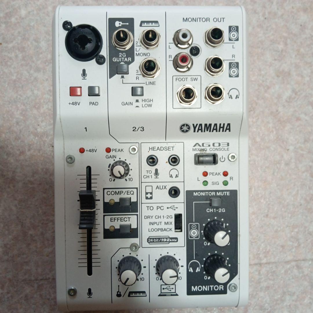注目 YAMAHA ag03 ジャンク品 - メルカリ 配信機器・PA機器・レコーディング機器