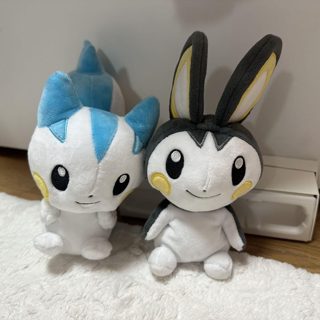 エモンガ　キャンバス　ぬいぐるみ ぬいぐるみ ポケモンキャンバス エモンガ&タマゲタケ: いそが