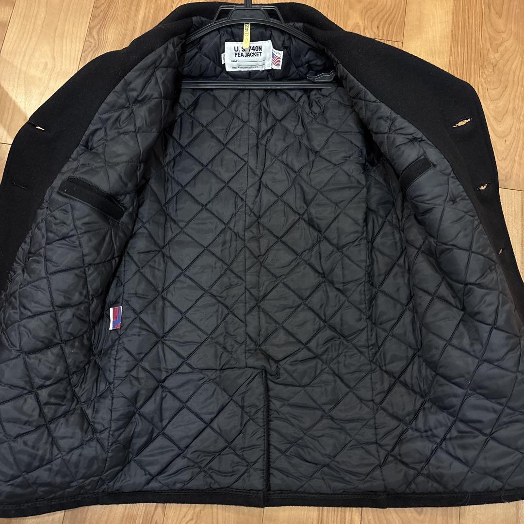SCHOTT ショットピーコートUS740N ブラック