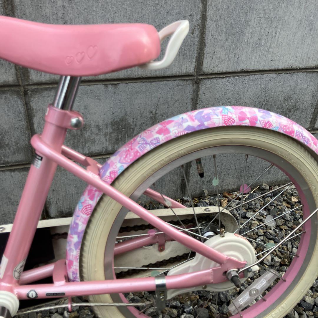 メゾピアノ　ピンク 18インチ 幼児用自転車引き取り希望