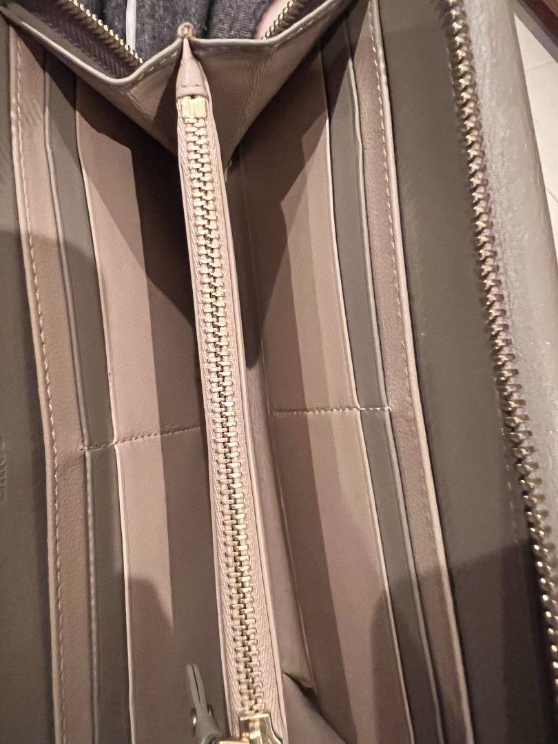 Chloé クロエ　インディ　INDY レザー 長財布 MOTTY GREY