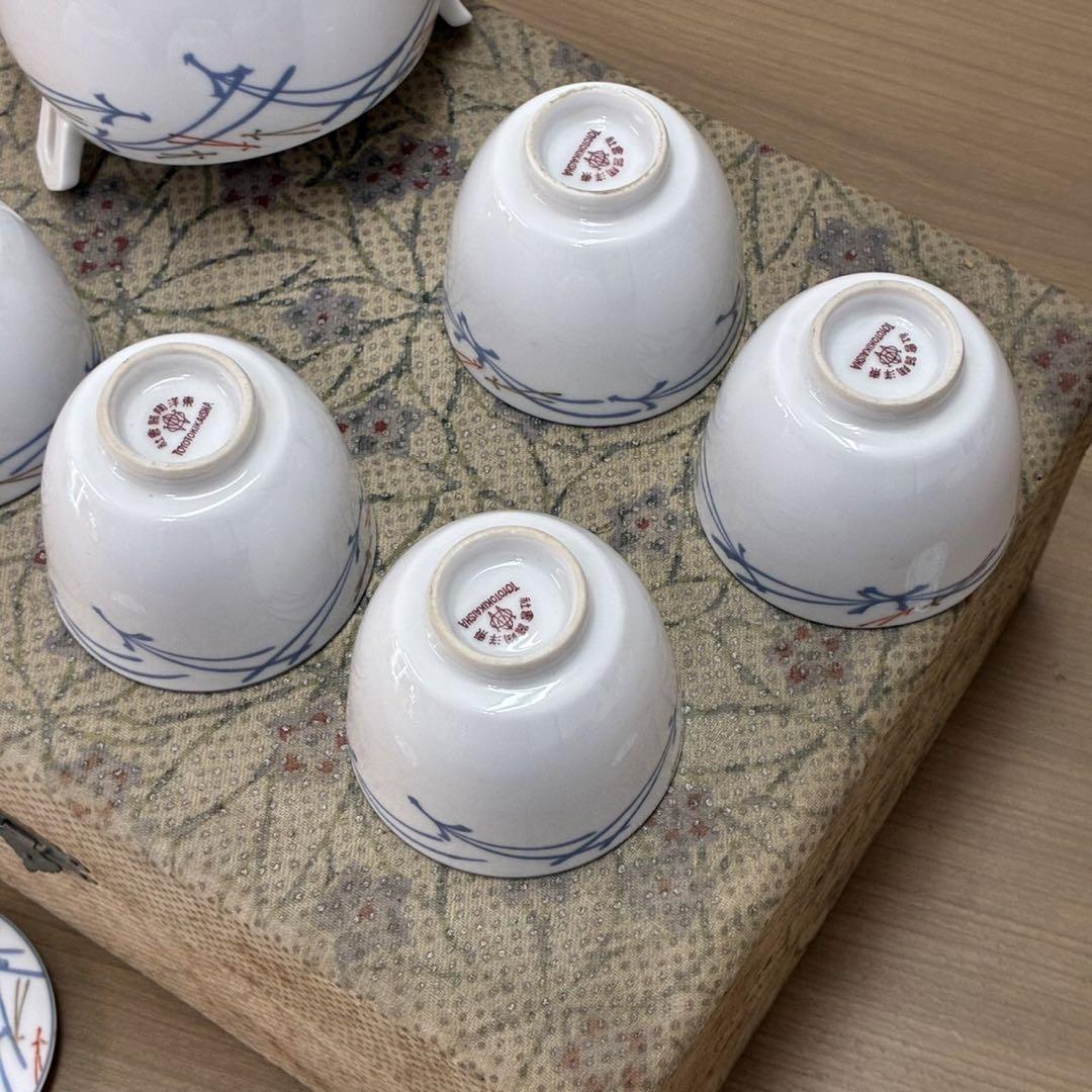 アンティーク/東洋陶器會社/戦前/湯呑/急須/茶器/セット/昭和レトロ