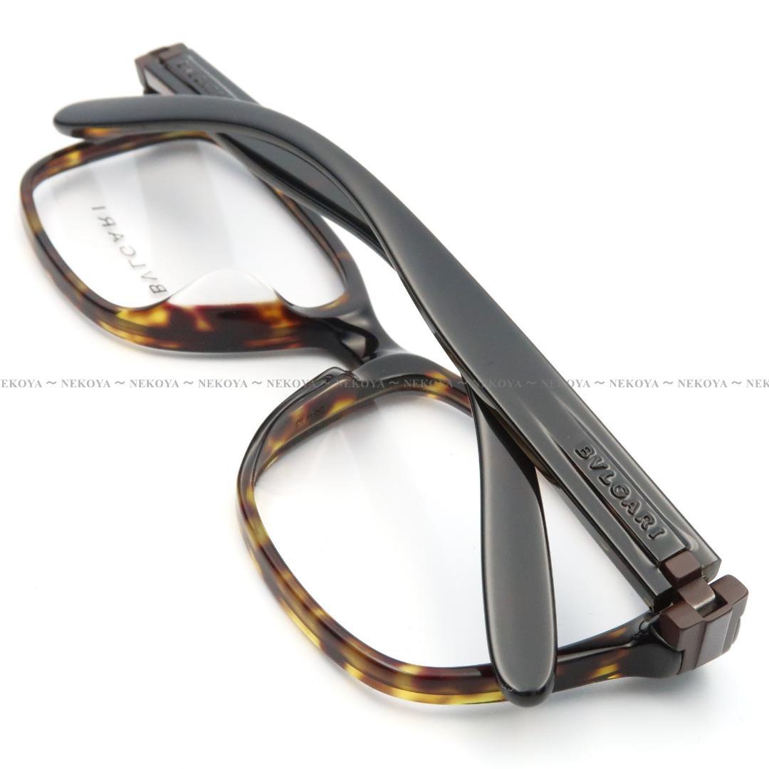 BVLGARI 3051-F 504 メガネ フレーム アジアンフィット ハバナ 画像7