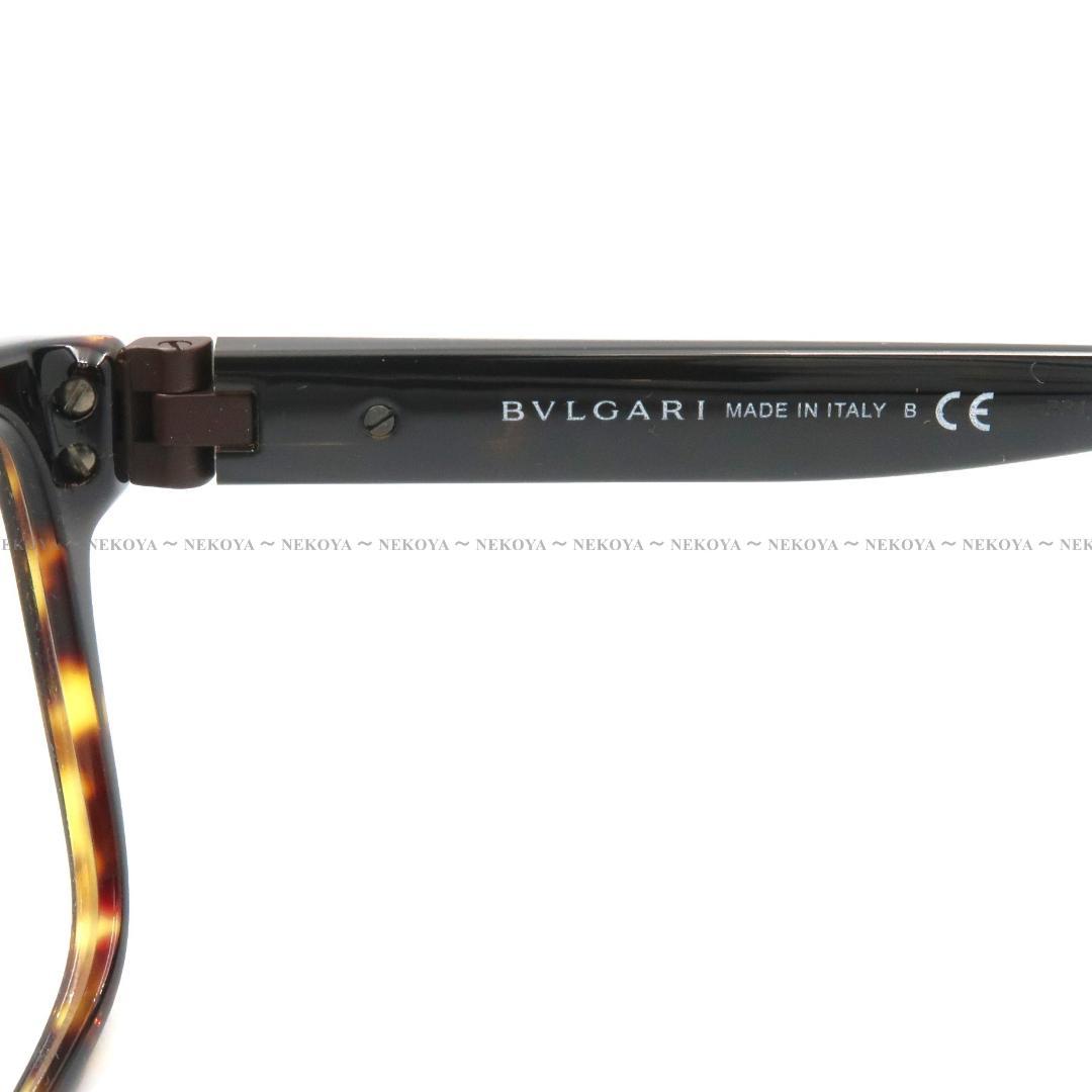 BVLGARI 3051-F 504 メガネ フレーム アジアンフィット ハバナ 画像9