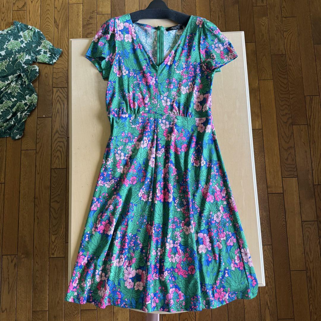 Max Mara WEEKEND 花柄ひざ丈ワンピース - メルカリ