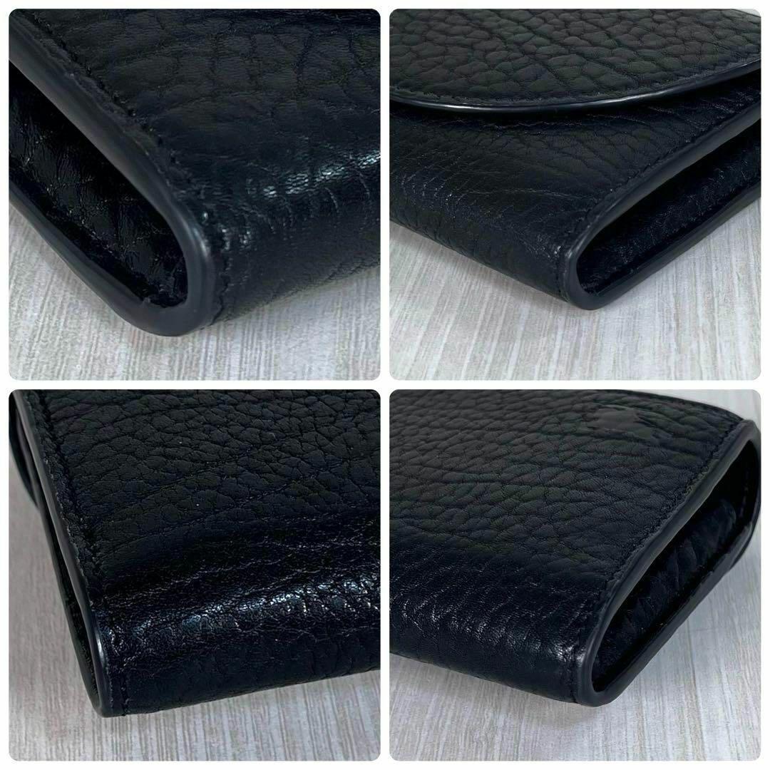 【極美品】バーバリー　チェス ロング ウォレット　長財布　近年&現行モデル　黒