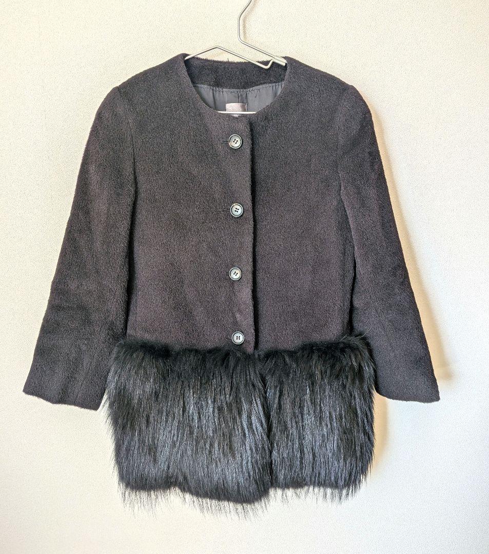 PREMISE チャイニーズラクーンファー付コートM・PREMISE