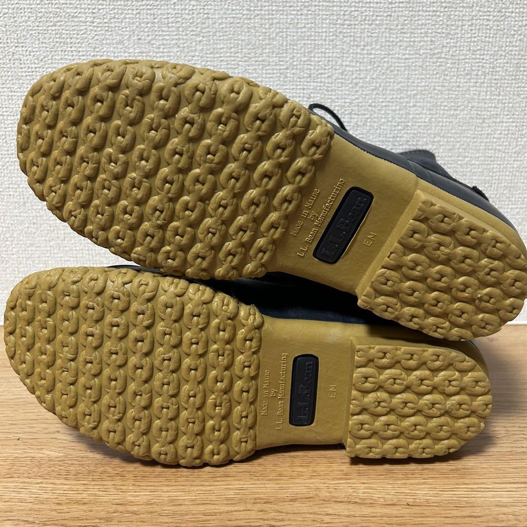 美品 エルエルビーン×ビームスコラボ ビーンブーツ ネイビースエード サイズ8