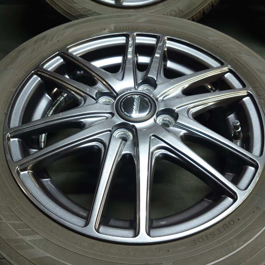 社外アルミ 155/65R14 タント ムーヴ ココア N-BOX ルークス