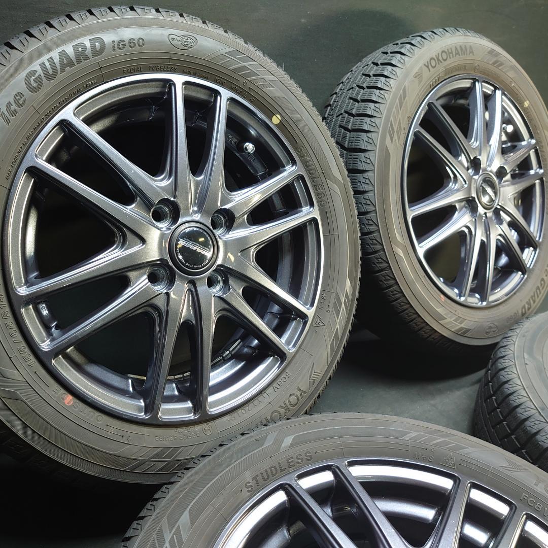 社外アルミ 155/65R14 タント ムーヴ ココア N-BOX ルークス