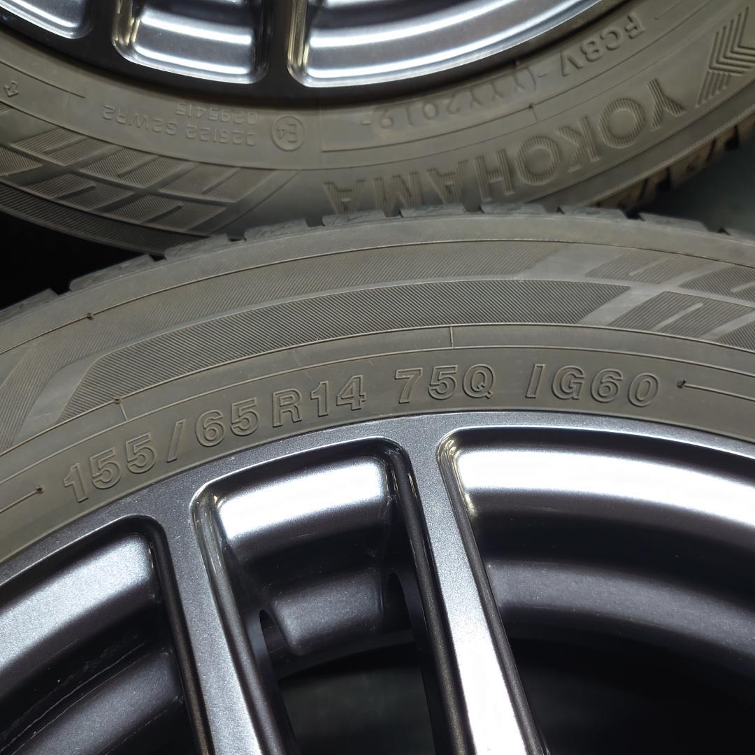 社外アルミ 155/65R14 タント ムーヴ ココア N-BOX ルークス