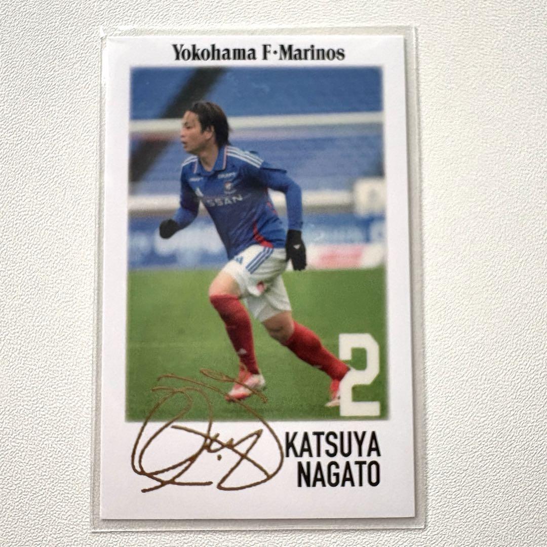 希少 黒入荷！ 横浜F・マリノス マリガチャ2025フォト風カード2番 永戸勝也 応援グッズ
