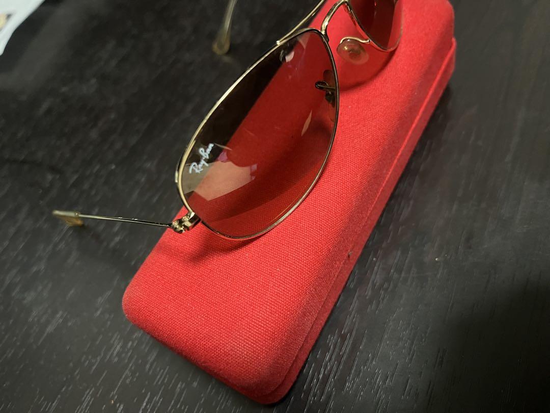値下げ交渉有り Ray-Ban アビエーター サングラス ゴールド
