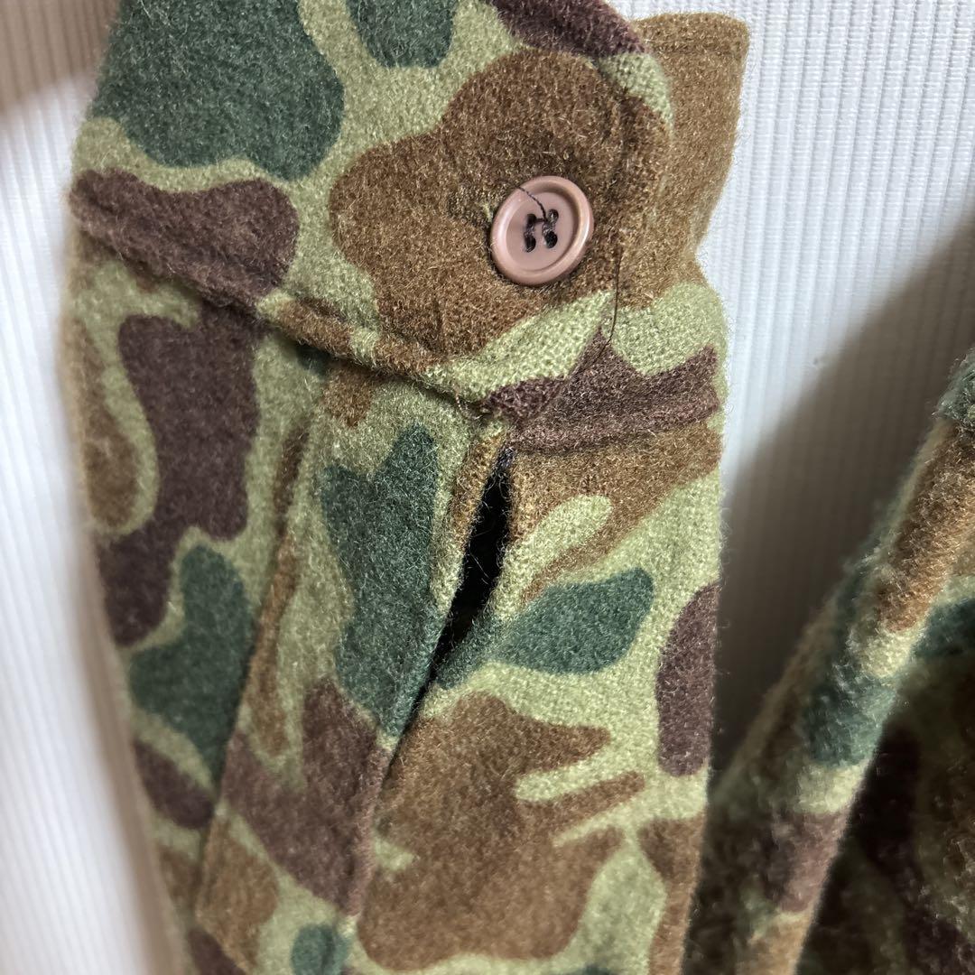 wool rich ダックハンターカモ　ウールシャツ　70-80s アメリカ製