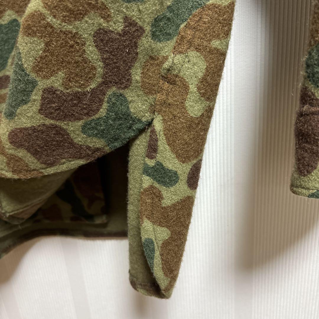 wool rich ダックハンターカモ　ウールシャツ　70-80s アメリカ製