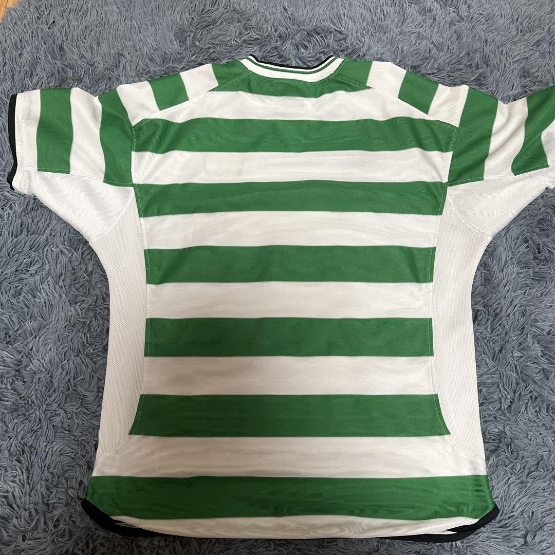 2004-2005シーズン Celtic FC Umbro シャツ ストライプ