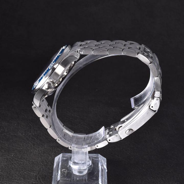 ちろん BLIGER メンズ 腕時計 高級 回転ベゼル サファイア 青 ブルー F8wni-m13785836495 してご