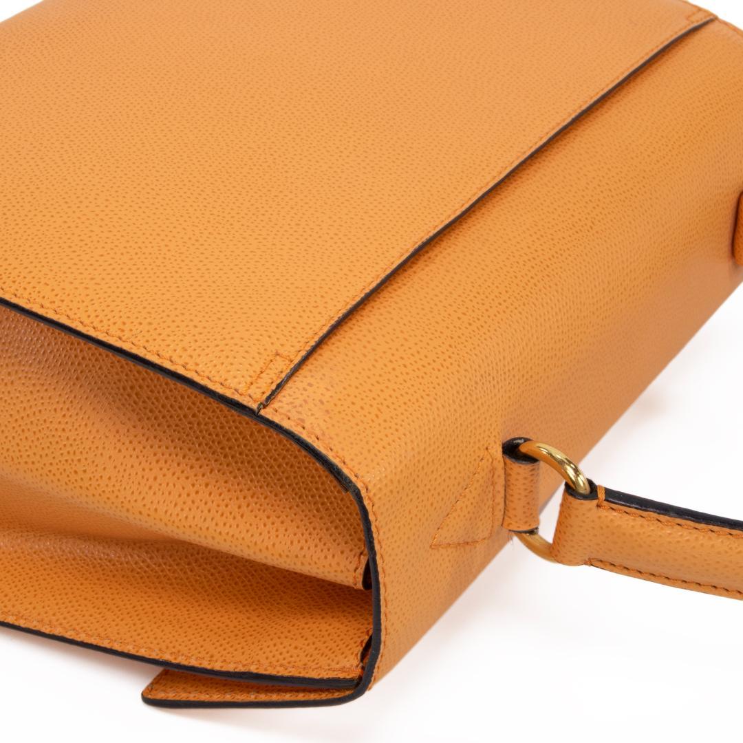 本物 オールドセリーヌ ショルダーバッグ レディース オレンジ 斜め掛け ロゴ