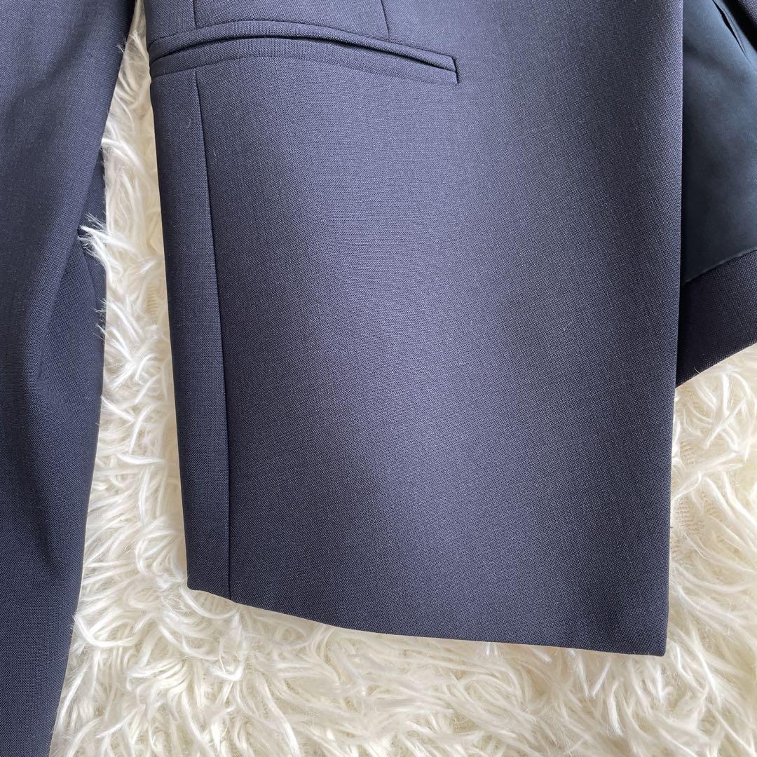 美品　セオリーTAILOR パンツスーツ　セットアップ　ジャケット　ノーカラー